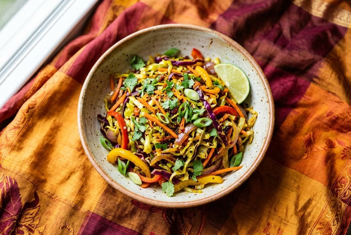 Spiced Cabbage Stir-Fry