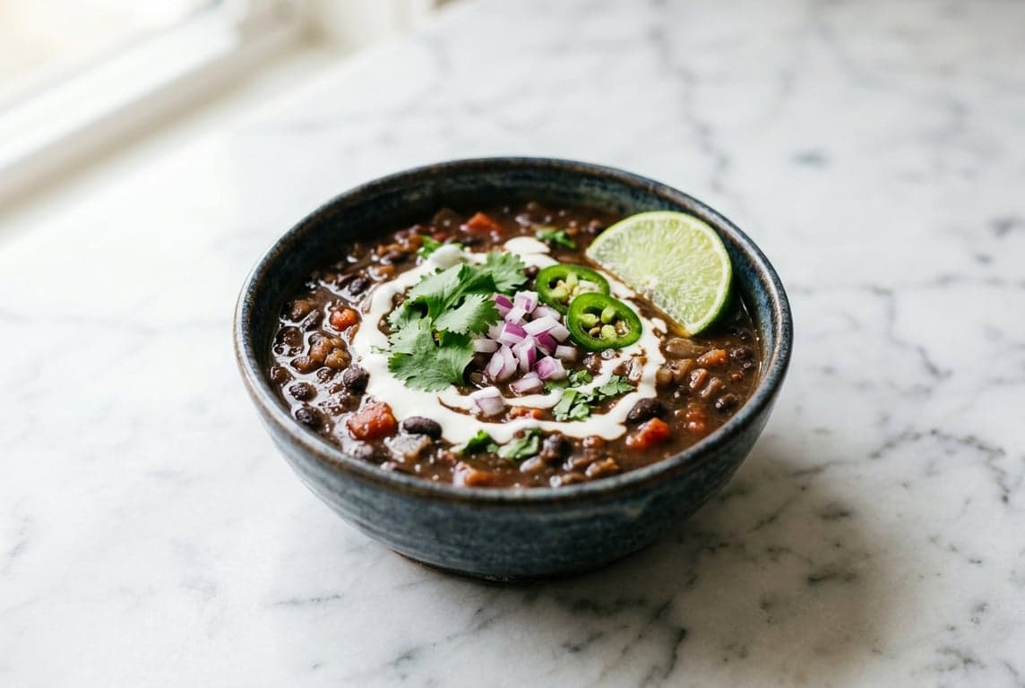 Spicy Black Bean Soup