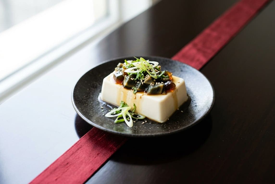 Century Egg and Silken Tofu Appetizer