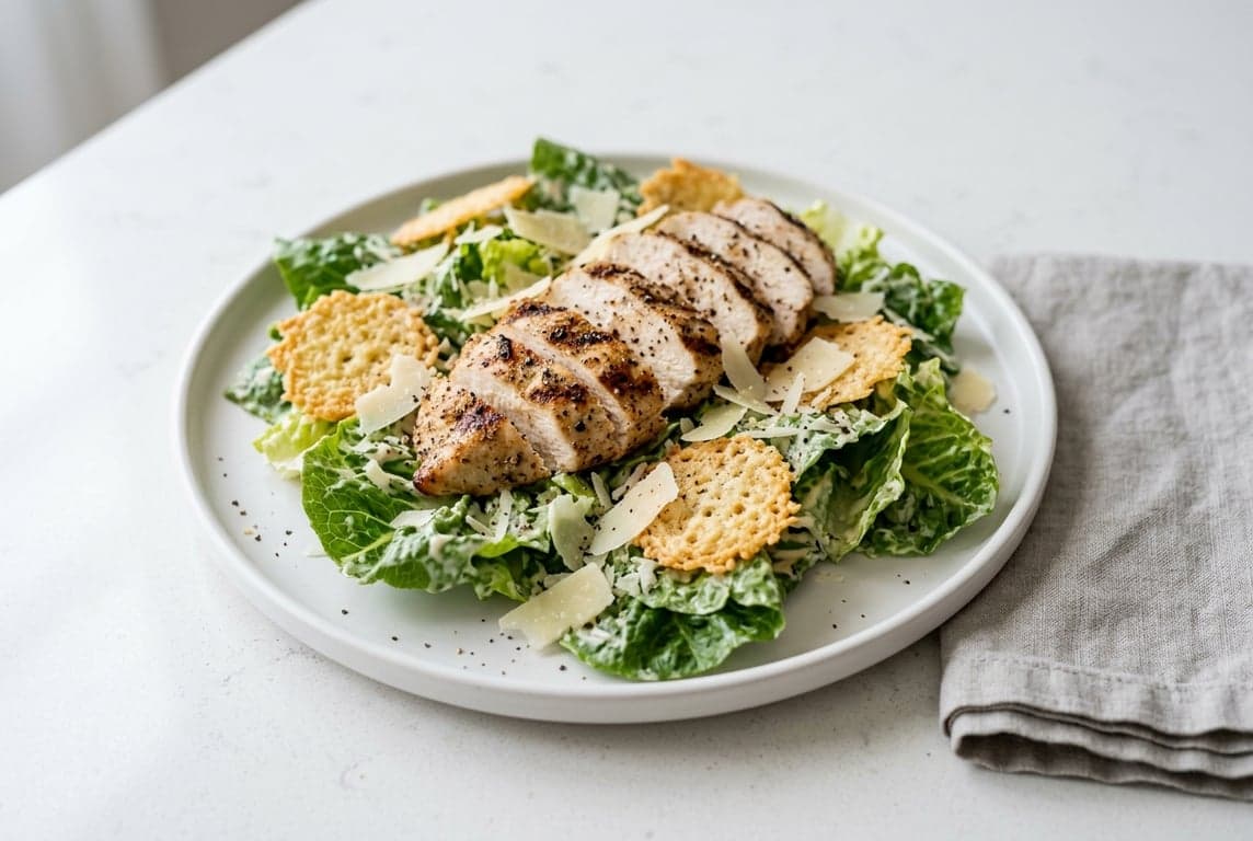 Nut-Free Chicken Caesar Salad