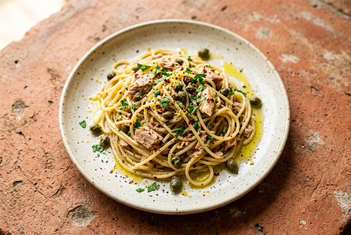 Tuna Pasta with Capers