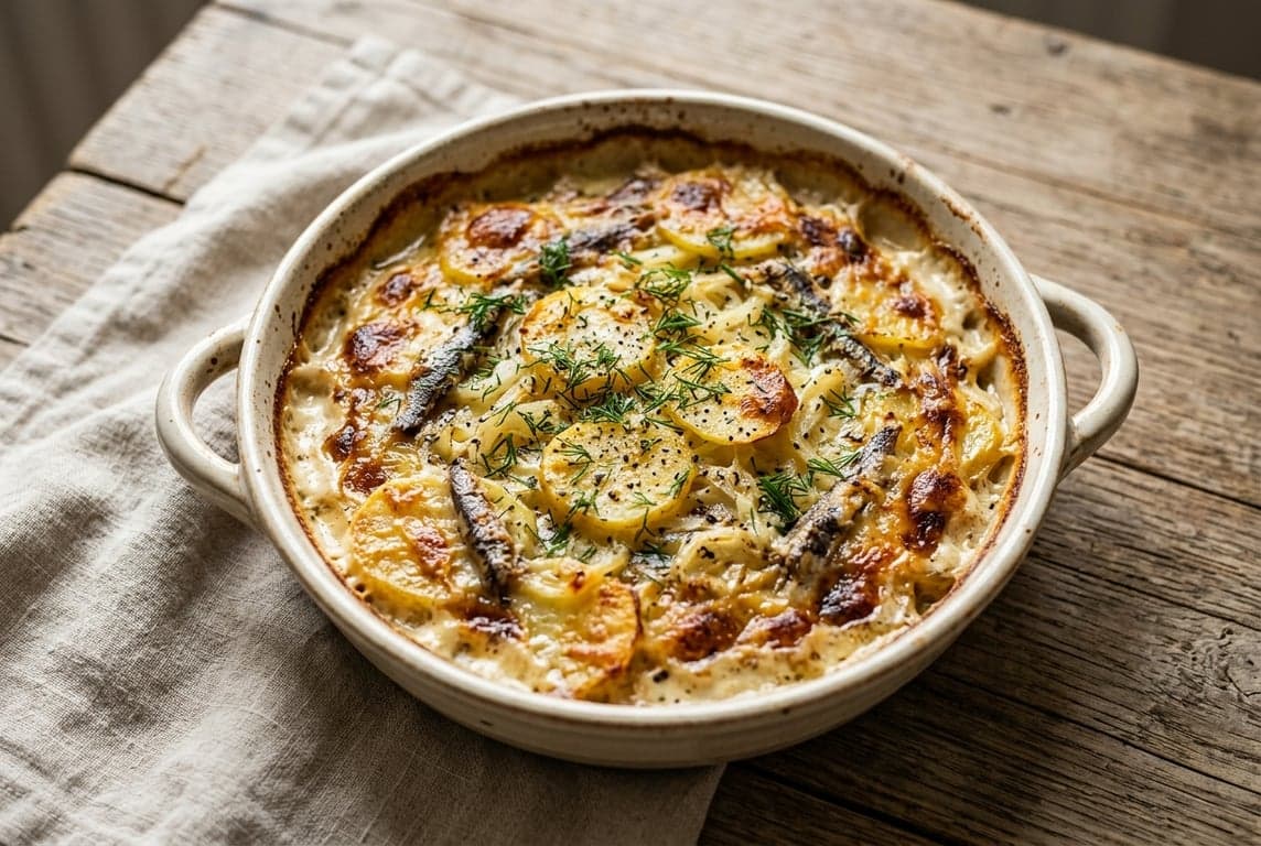 Jansson's Temptation (Anchovy & Potato Gratin)