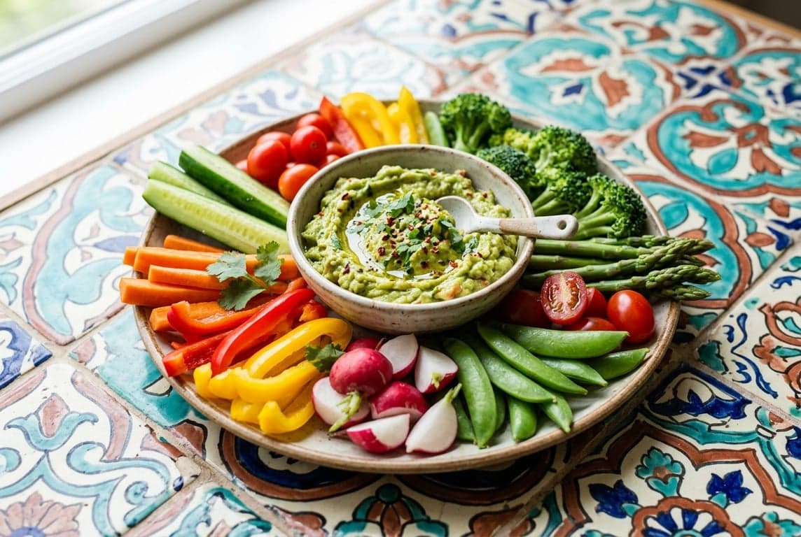 Crudités with Guacamole