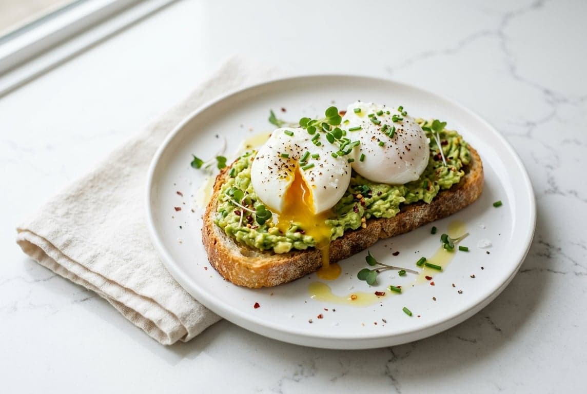 Avocado & Poached Egg Toast