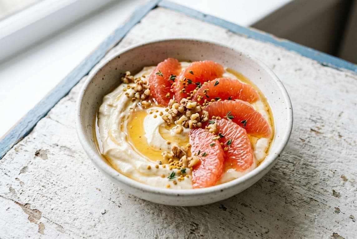 Greek Yogurt with Grapefruit & Honey