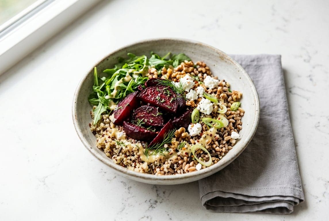 Roasted Beet & Grain Bowl