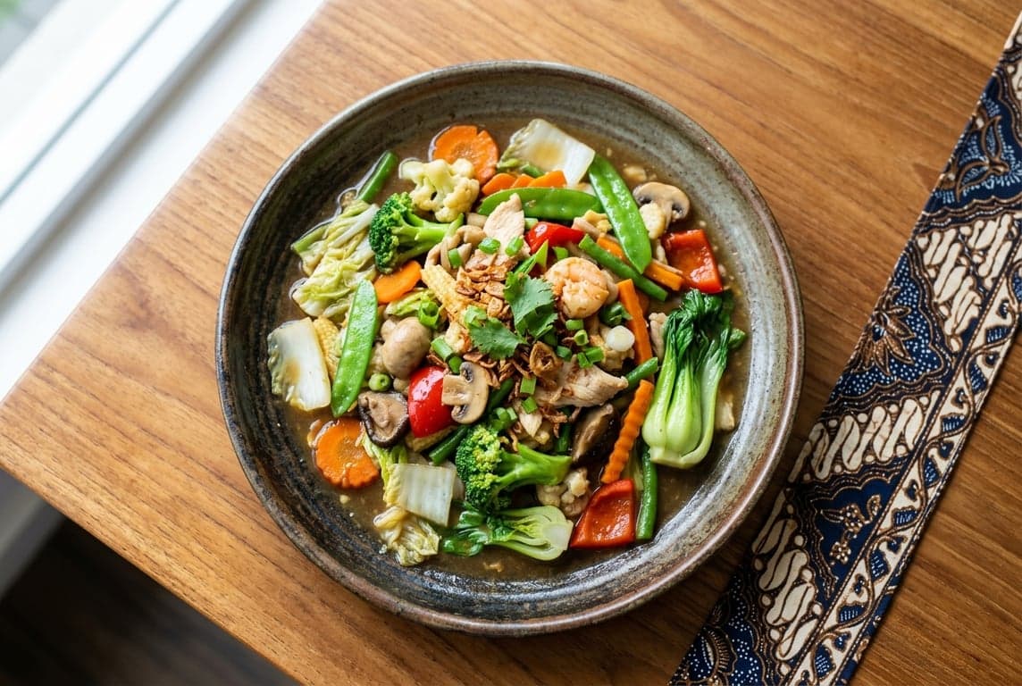 Cap Cay (Indonesian Vegetable Stir-Fry)