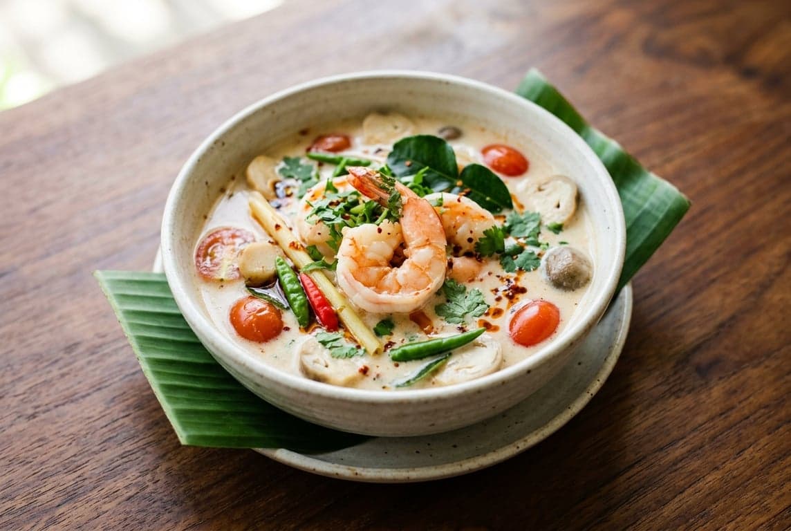 Tom Kha Goong (Coconut Prawn Soup)