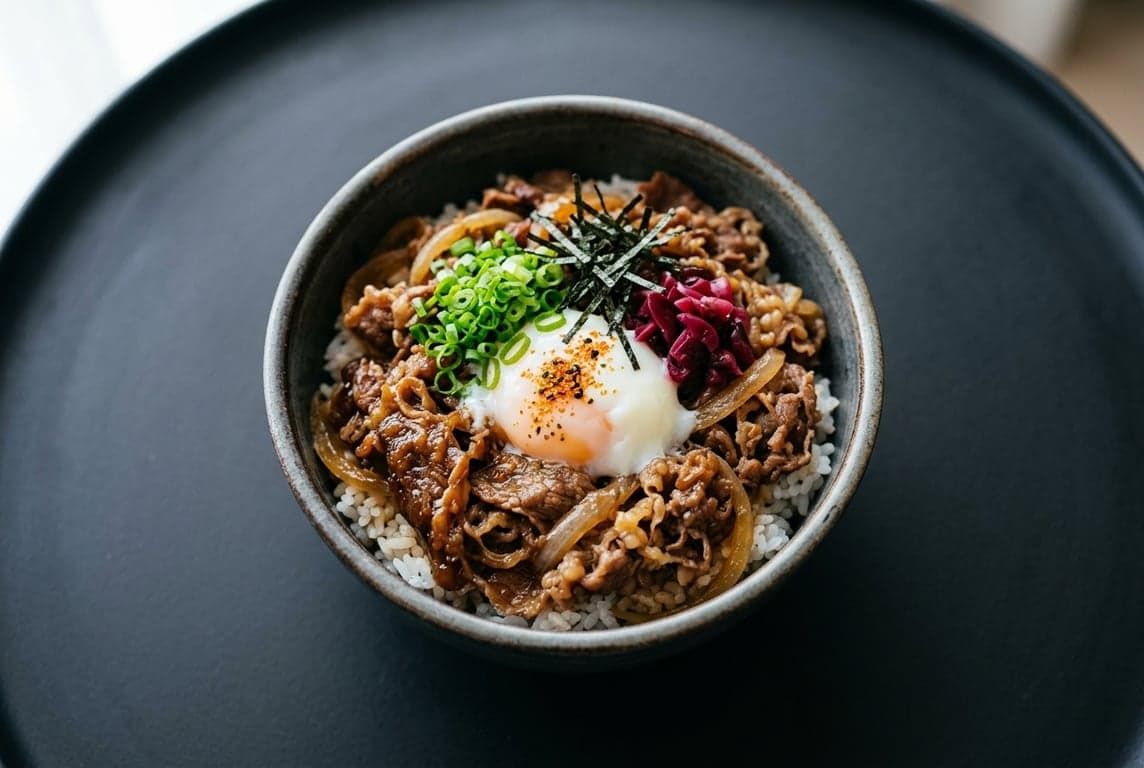 Gyudon (Beef Rice Bowl)
