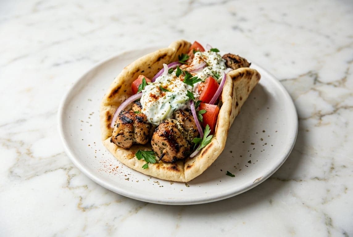 Greek Chicken Pita