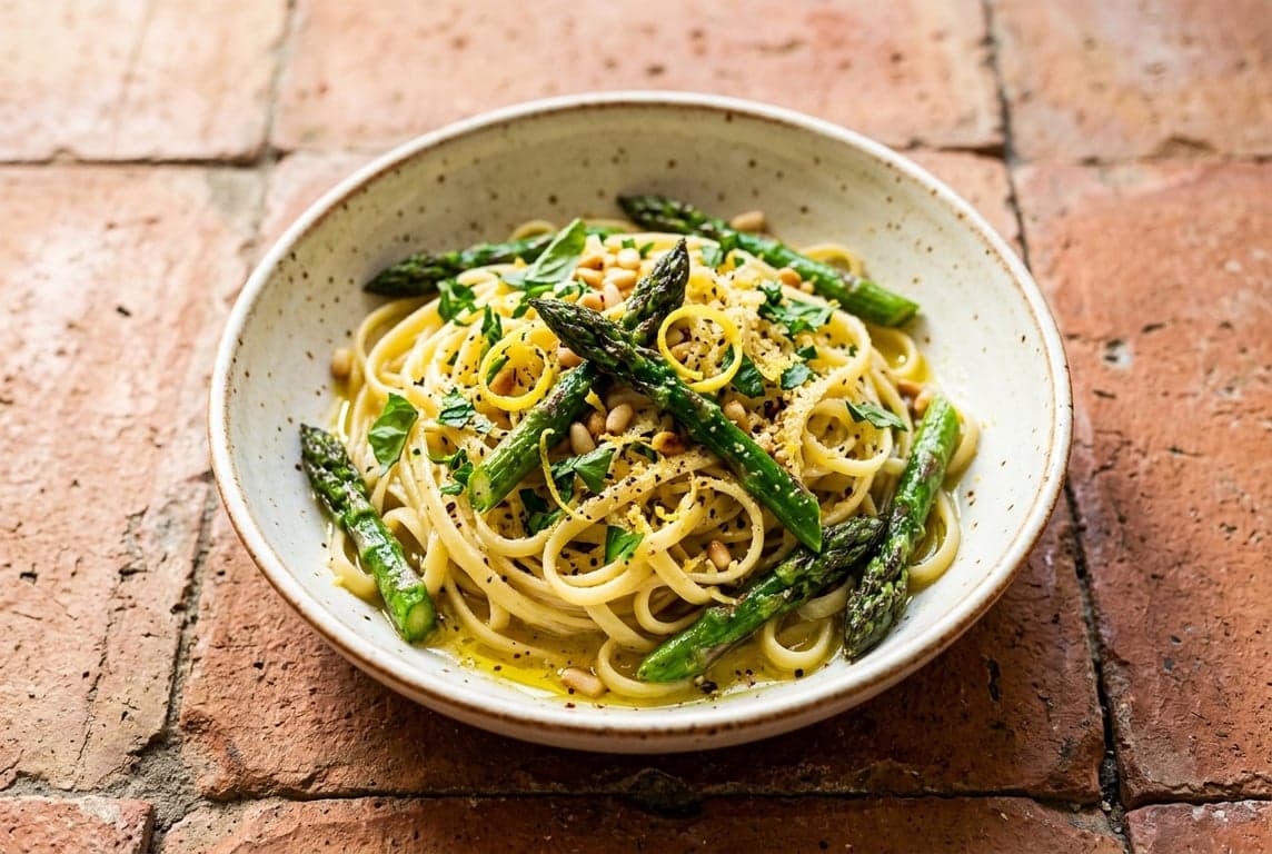 Lemon Asparagus Pasta