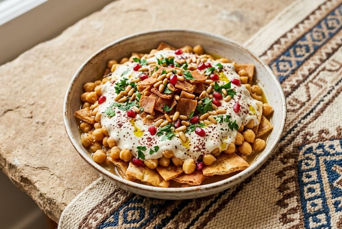 Fatteh (Layered Chickpea & Bread)