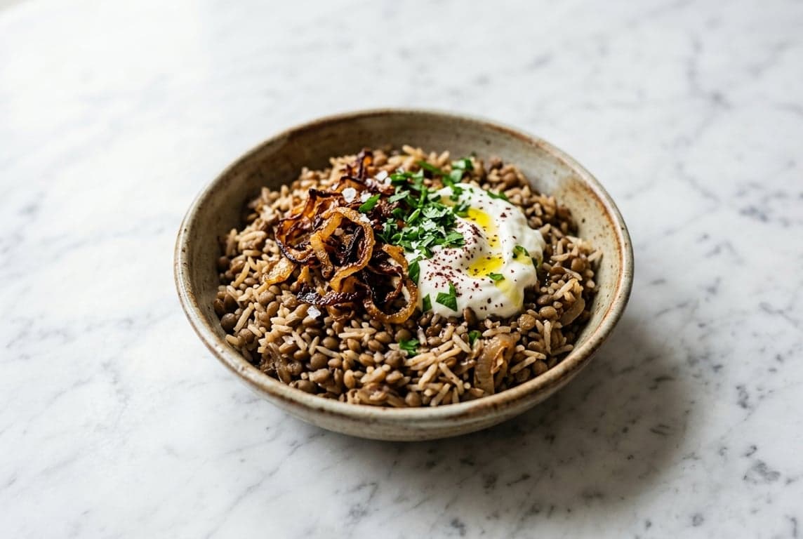 Lebanese Mujaddara Bowl