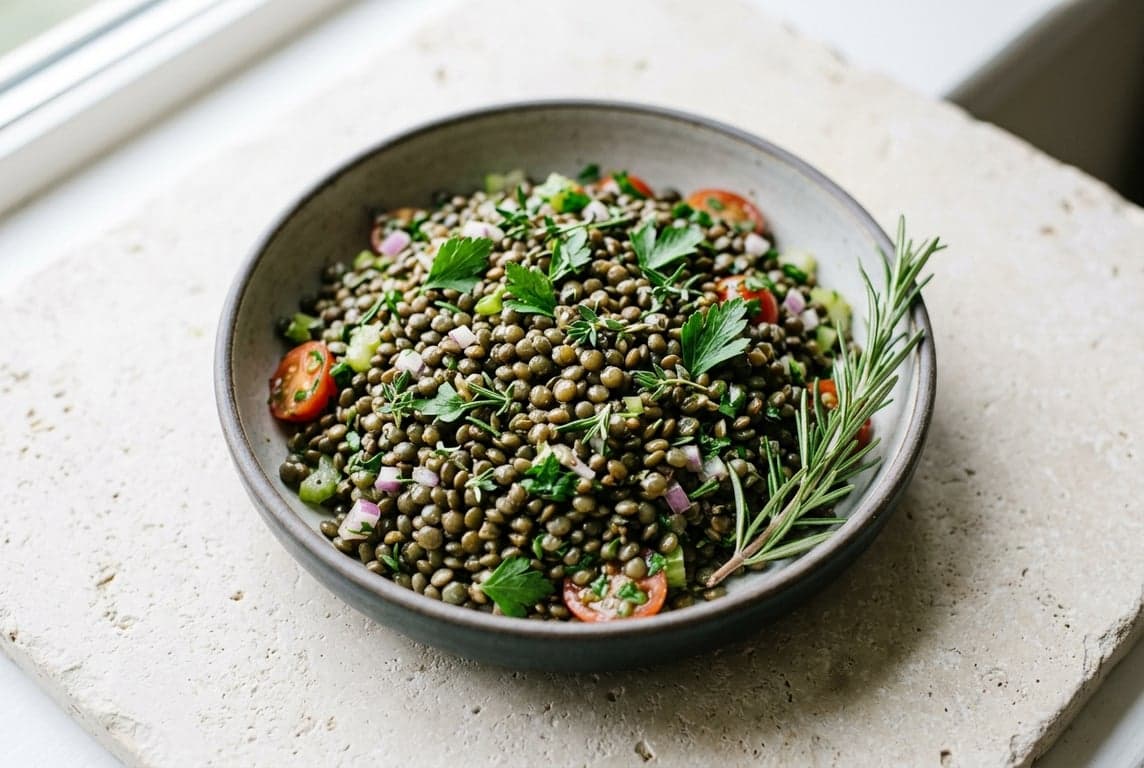 Warm Puy Lentil Salad