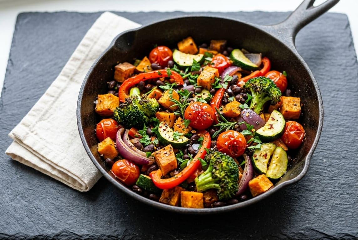 One-Pan Veggie Fry-Up