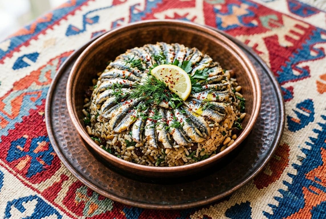 Hamsili Pilav (Anchovy Rice)