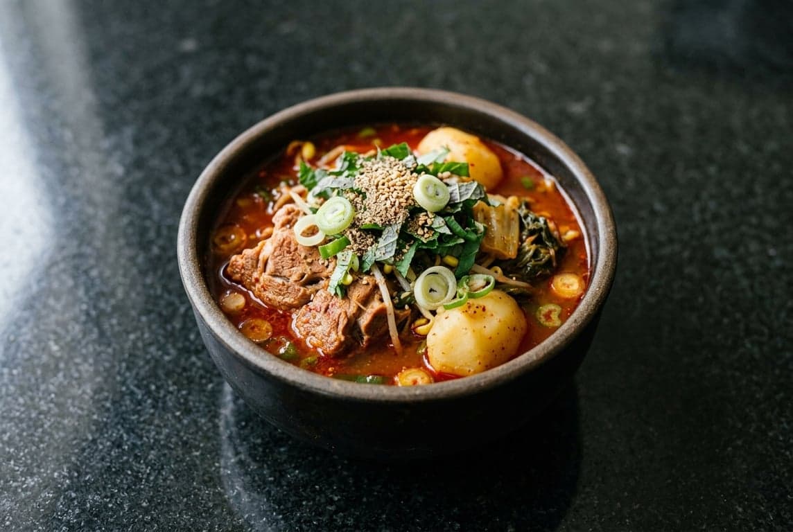 Gamjatang (Pork Bone Soup)