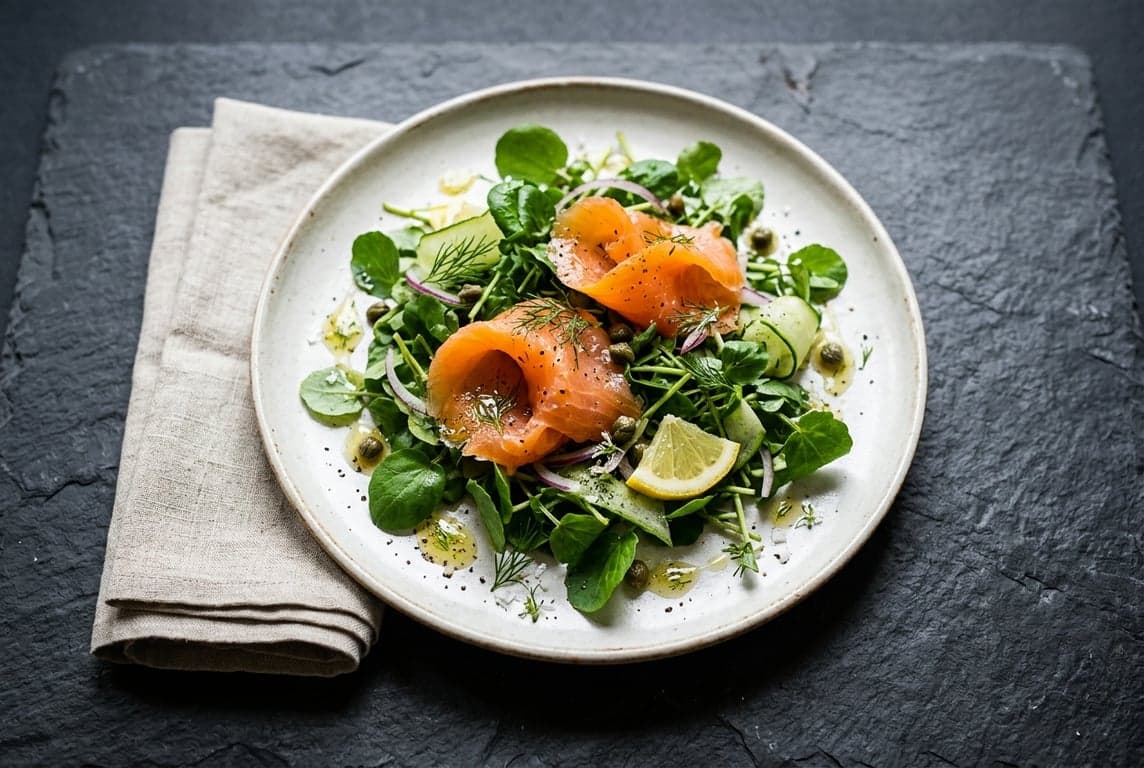 Watercress & Smoked Salmon Salad