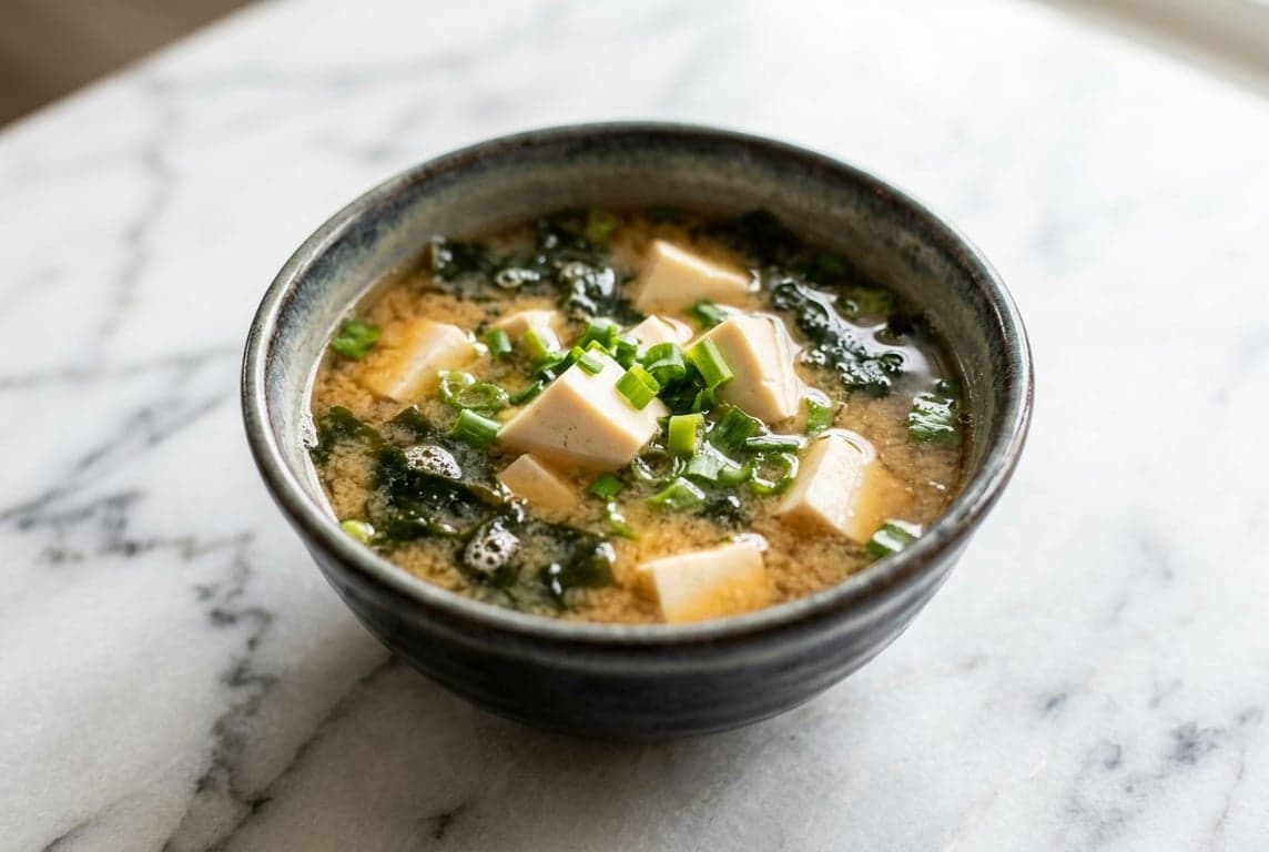 Japanese Miso Soup with Tofu