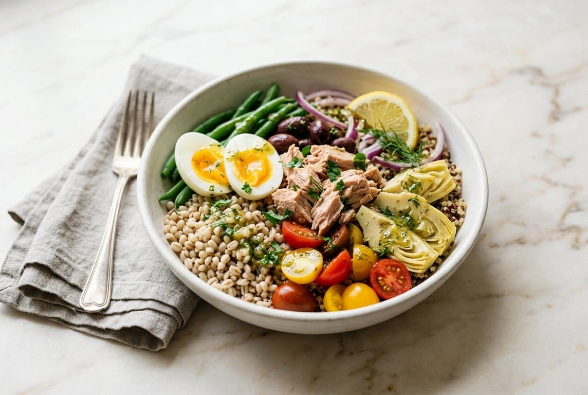 Quick Niçoise Grain Bowl