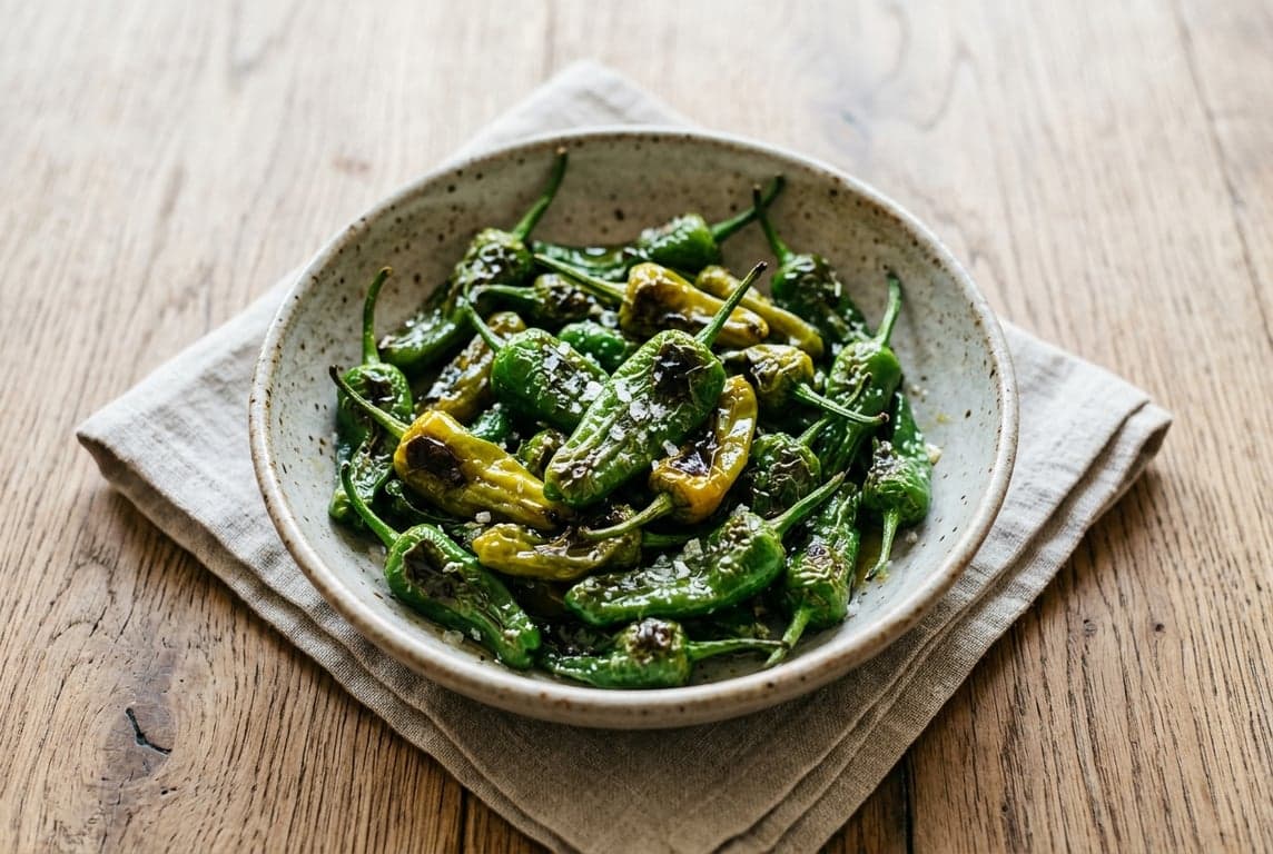 Padron Peppers with Sea Salt