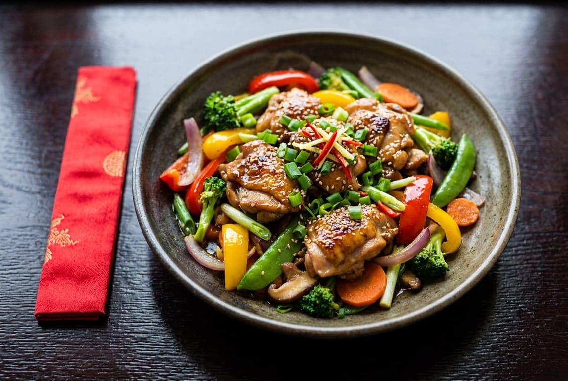Soy-Ginger Chicken Stir-Fry