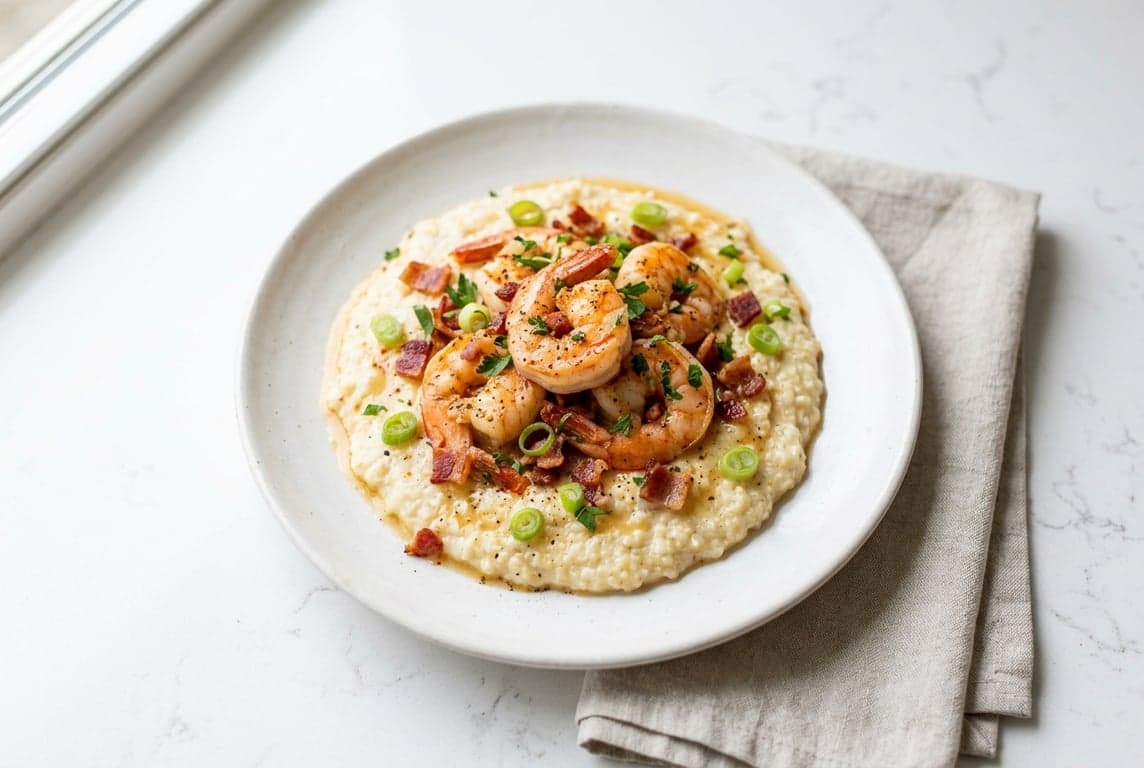 Shrimp & Grits (Lighter)