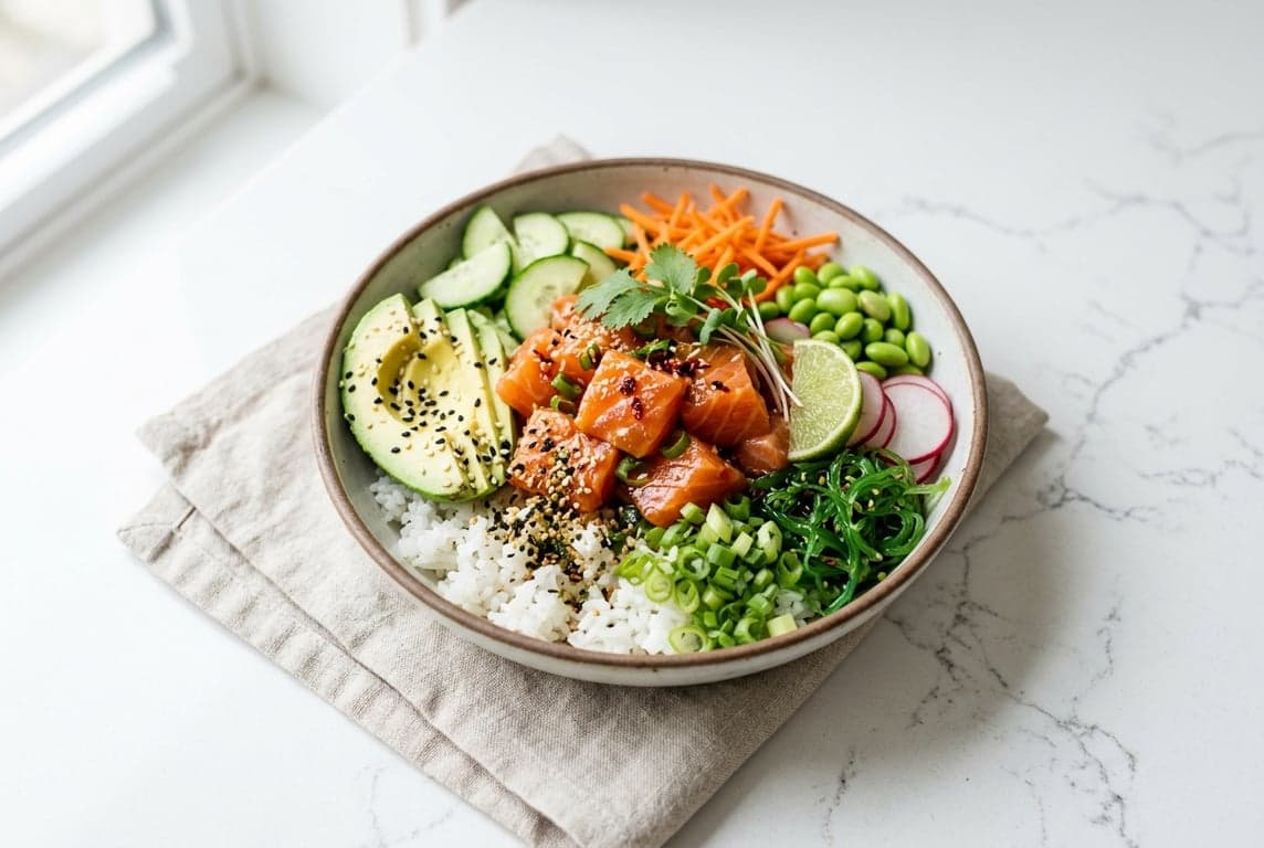 Classic Salmon Poke Bowl
